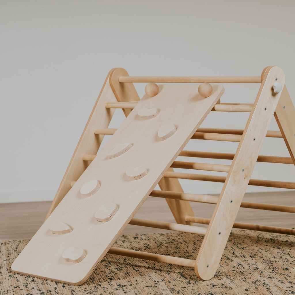 Rampe d'escalade pour triangle de Pikler leg&go – vue 2