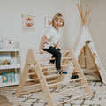 Triangle de Pikler en bois naturel leg&go