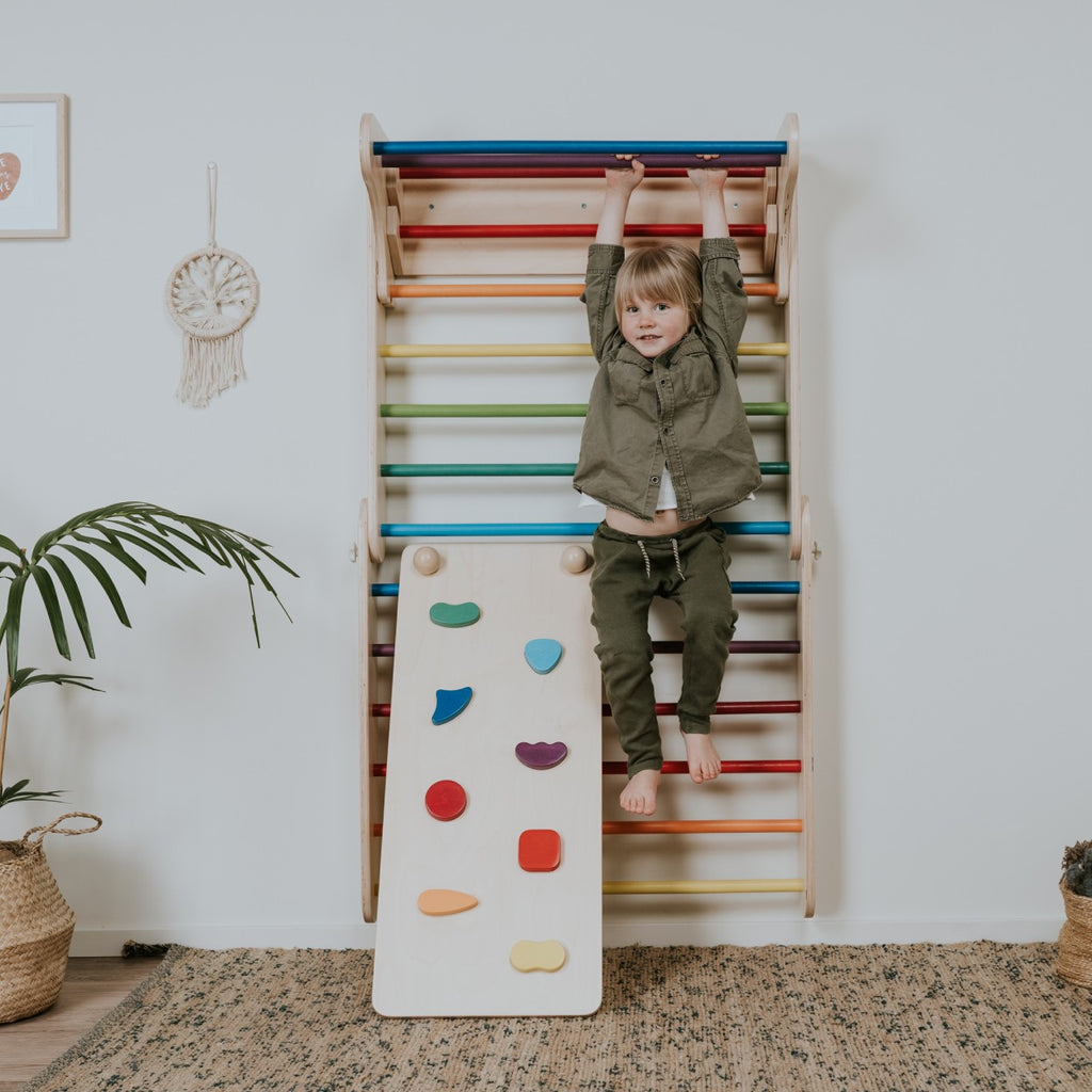Rampe d'escalade pour triangle de Pikler arc-en-ciel leg&go – vue 2
