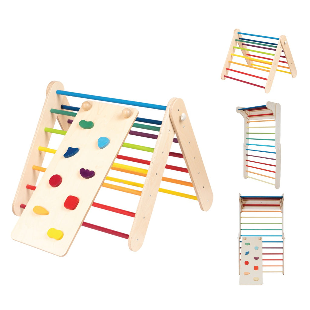 Rampe d'escalade pour triangle de Pikler arc-en-ciel leg&go – vue 5