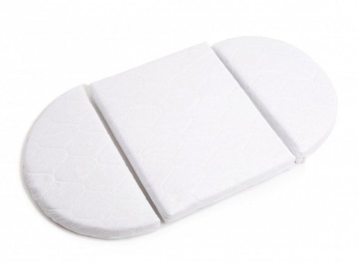 Lit bébé rond évolutif KOTTO Olin avec matelas, blanc