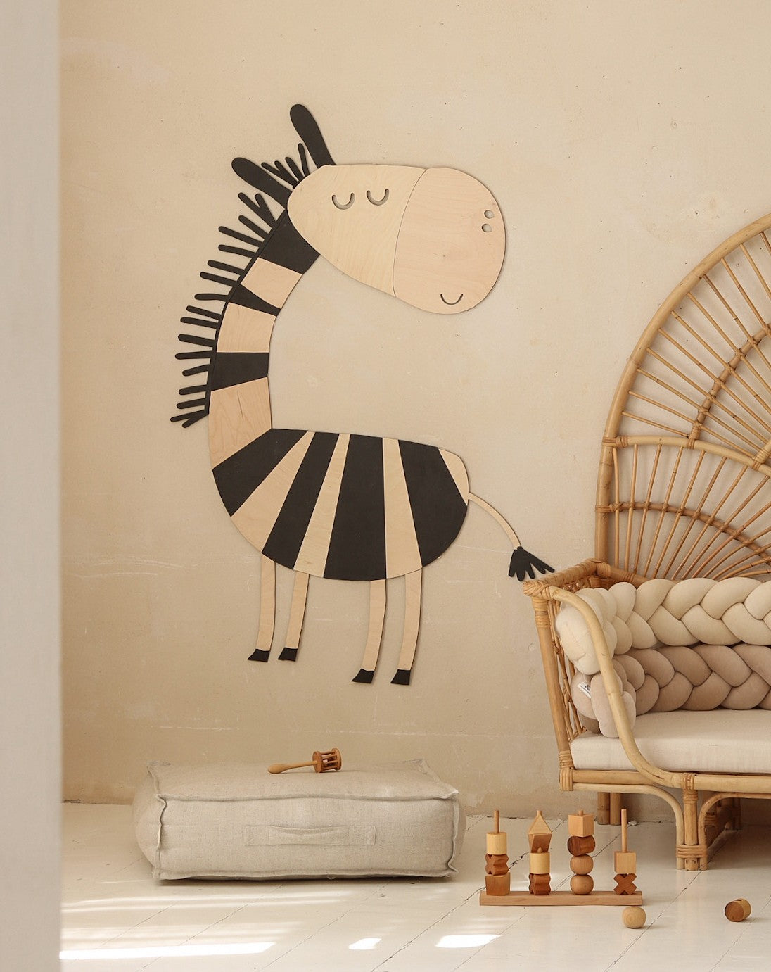 Decorazione murale zebra Cut It Now