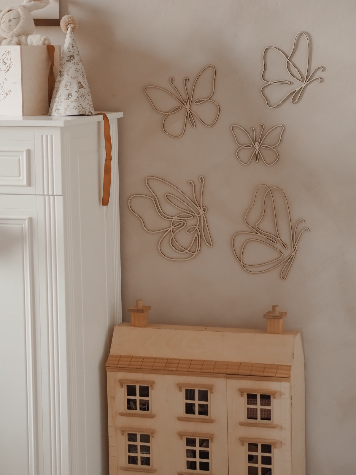 Wandschmetterlinge aus Holz Cut It Now – Ansicht 3