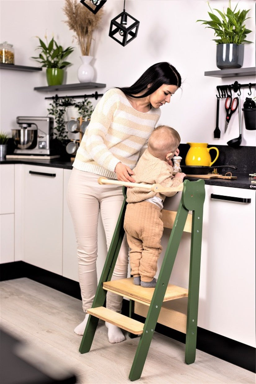 Tour d'observation pliable et réglable Family-scl en bouleau