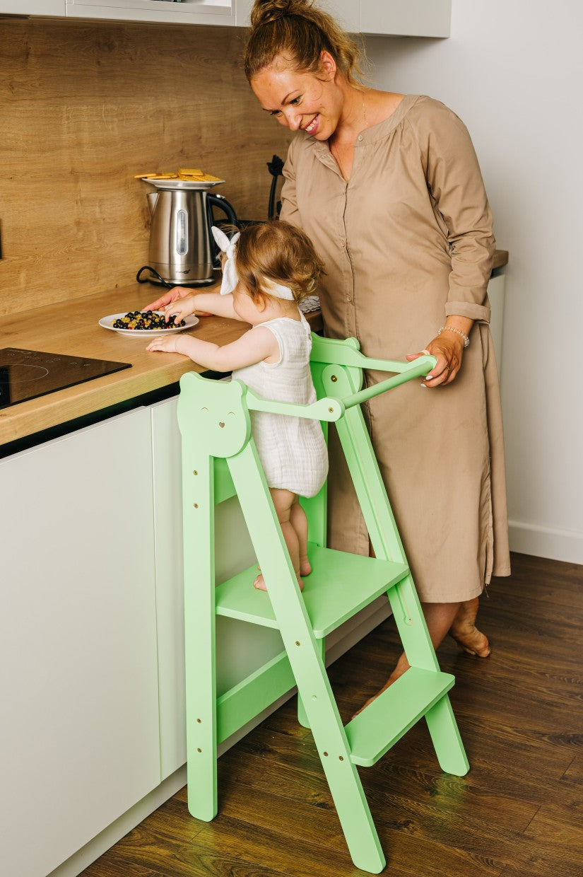 Tour d'observation pliable et réglable Family-scl en bouleau