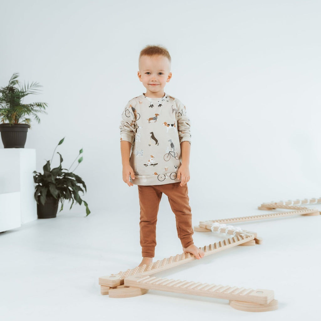 Balancierbalken TipiToo 58 cm weißes Seil Ette Tete – Ansicht 9