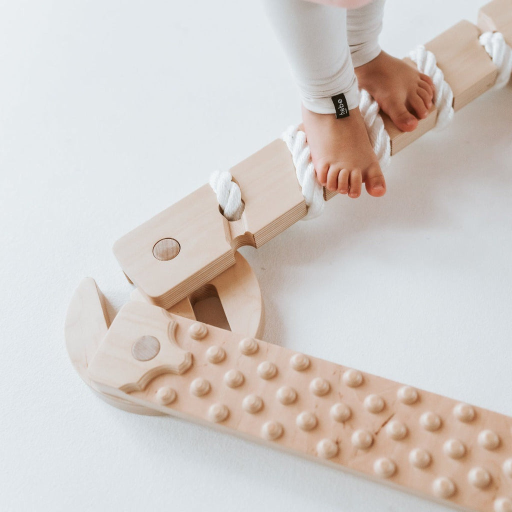 Balancierbalken TipiToo 58 cm weißes Seil Ette Tete – Ansicht 13