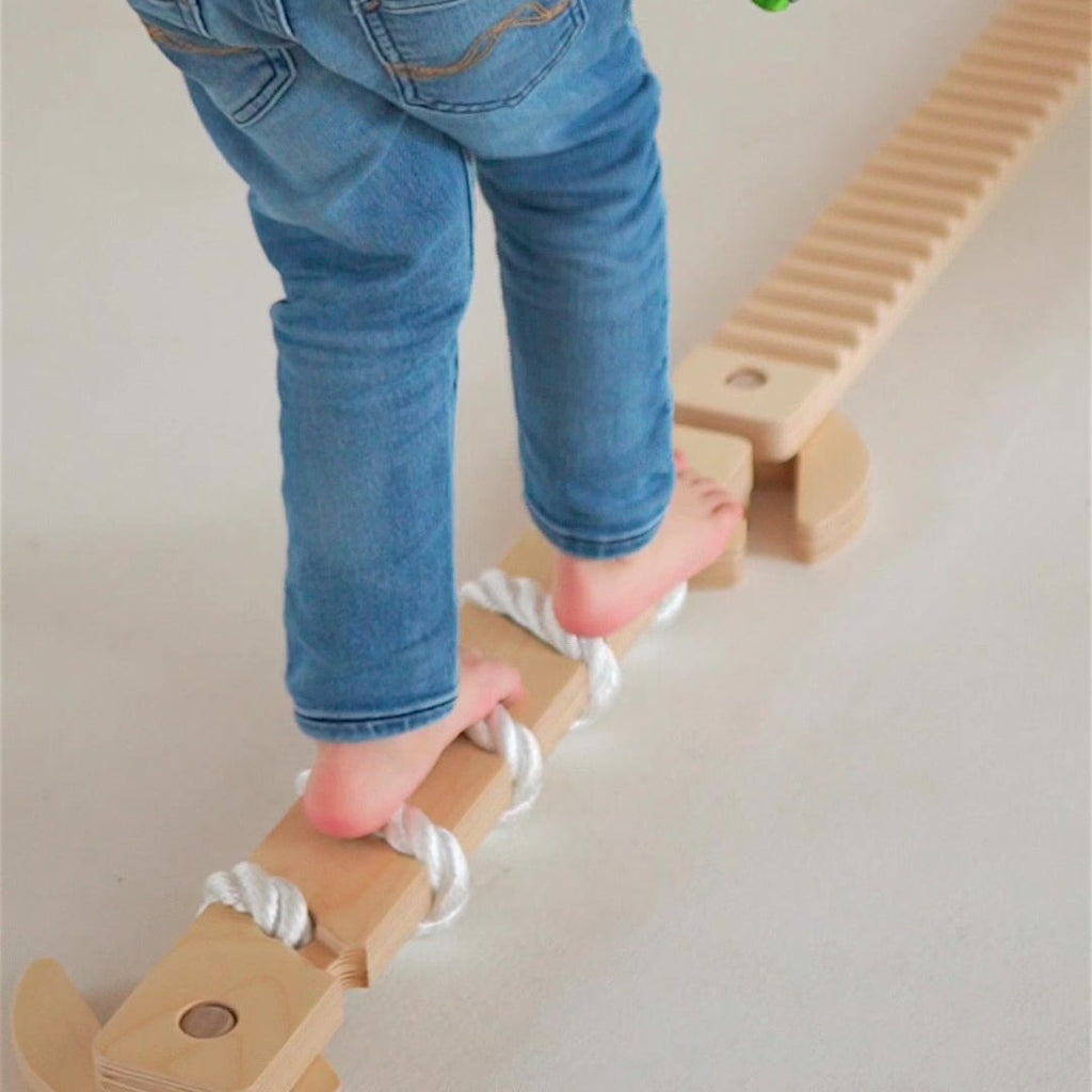 Balancierbalken TipiToo 58 cm weißes Seil Ette Tete – Ansicht 14