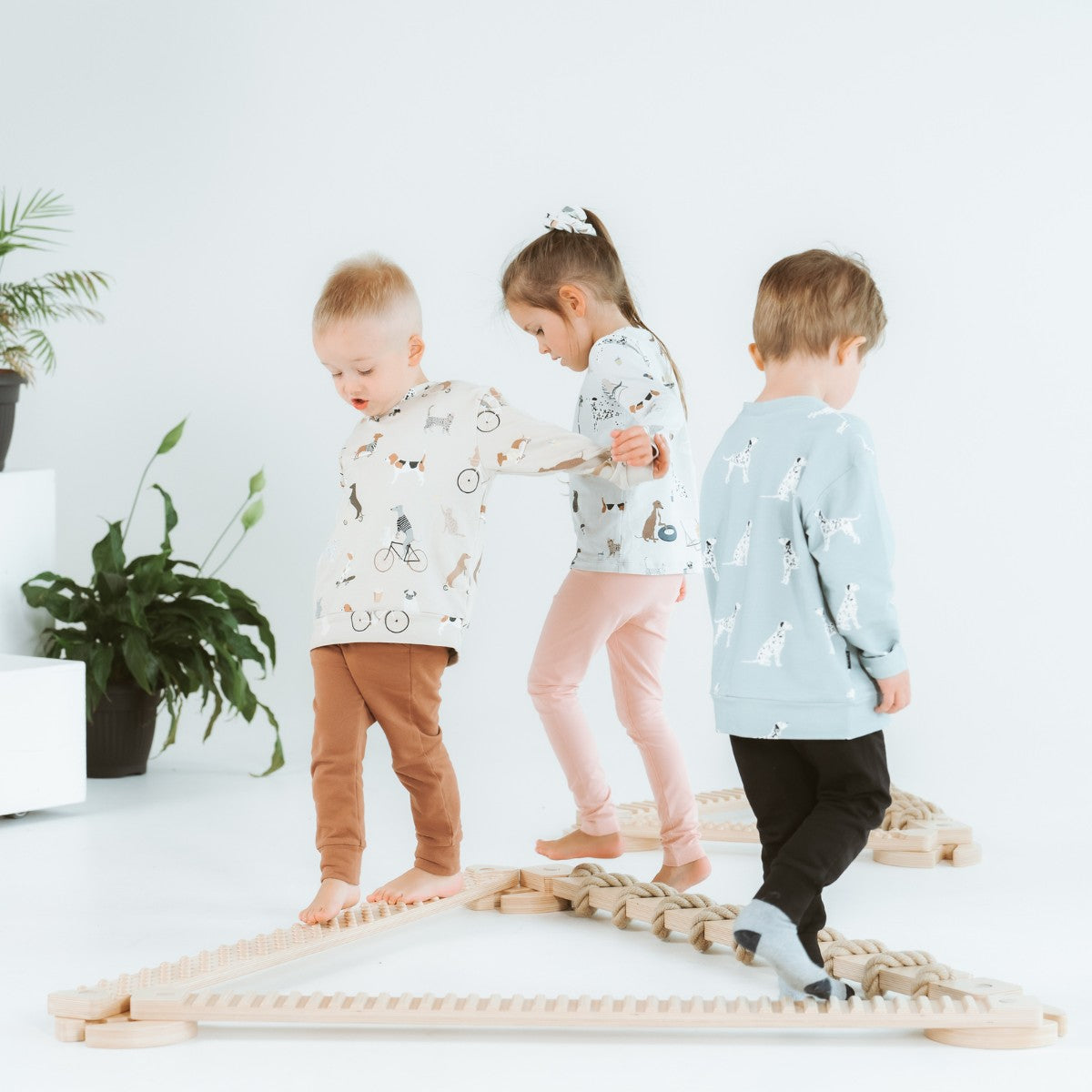 Trave d'equilibrio TipiToo 115 cm iuta Ette Tete