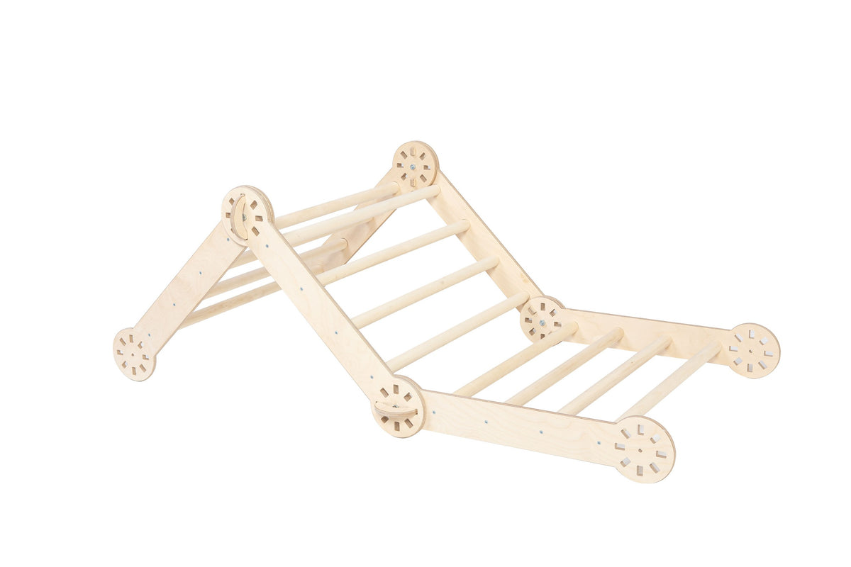 Structure d'escalade Montessori modulable en bois Montessori House Bed – vue 5