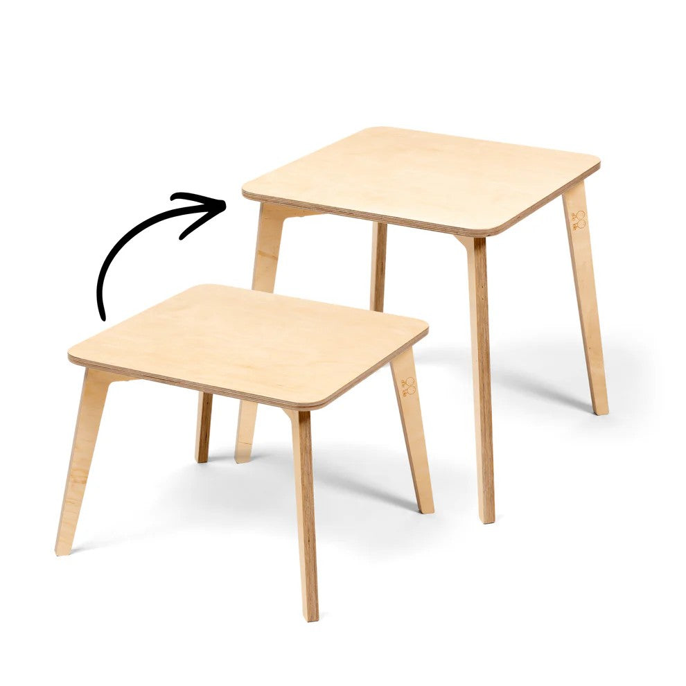 Table enfant évolutive TULLA bois naturel Ette Tete
