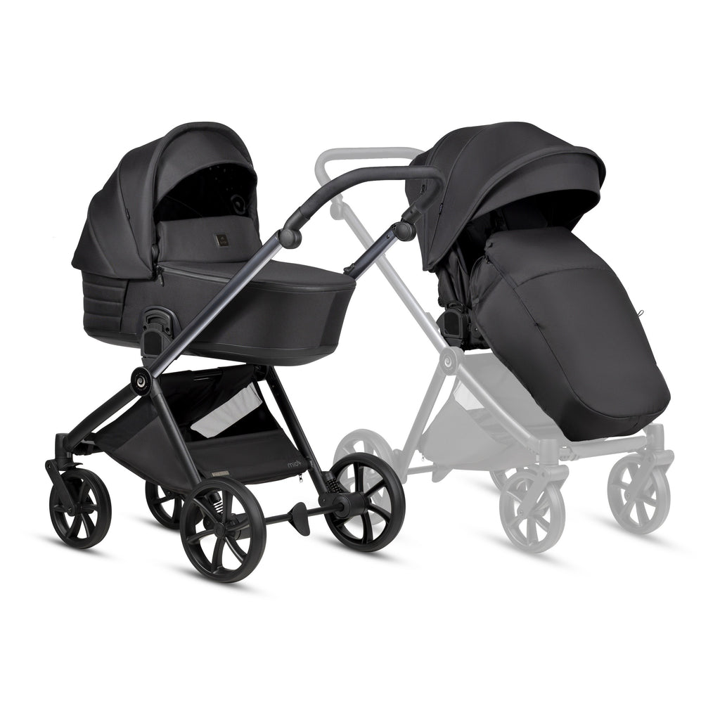 Passeggino 2 in 1 Tutis MIO3+ Black Edition – Ossidiana 060