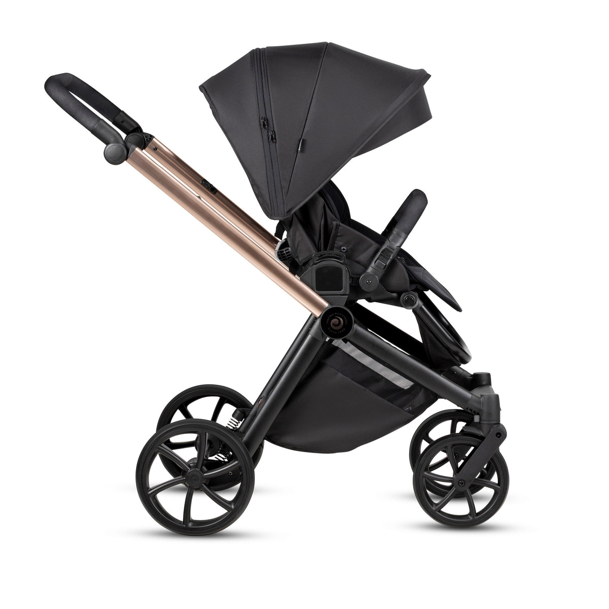 Wózek 2w1 Tutis MIO3+ Black Edition – Różowe złoto 292