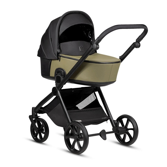 Poussette 2 en 1 MIO3+ Leather Olive Tutis – vue 3