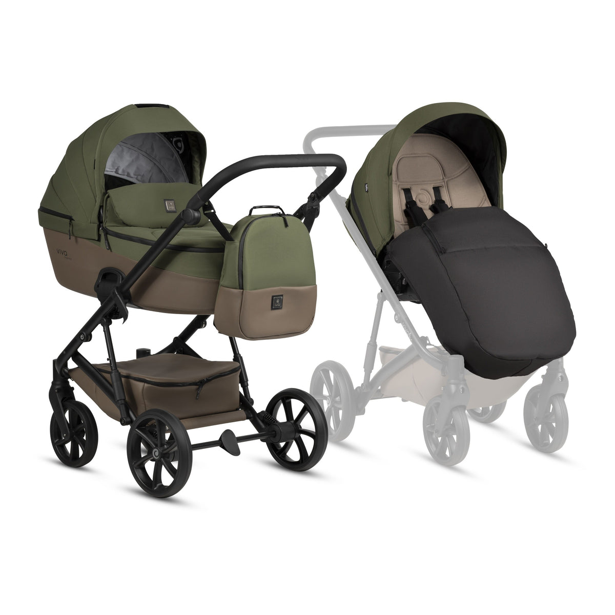 Poussette 2 en 1 Viva 6+ Essential Pine Tutis