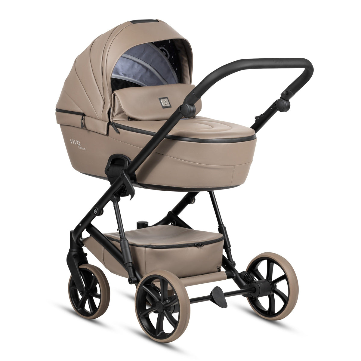 Cochecito 2 en 1 Viva 6+ Leather Cappuccino Tutis – vista 4