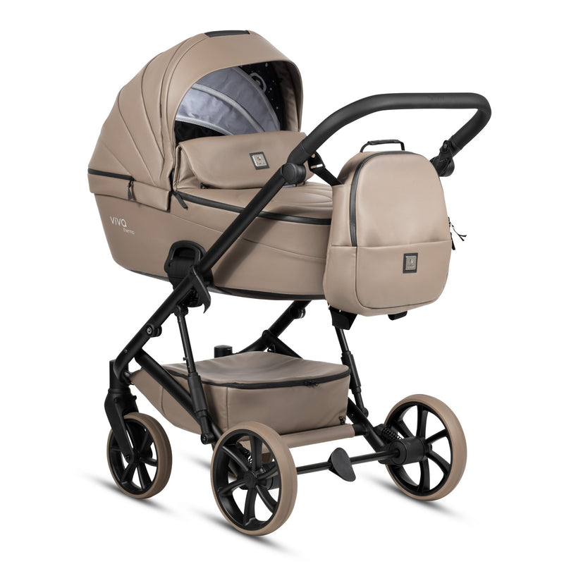 Cochecito 2 en 1 Tutis Viva 6+ Leather, cappuccino