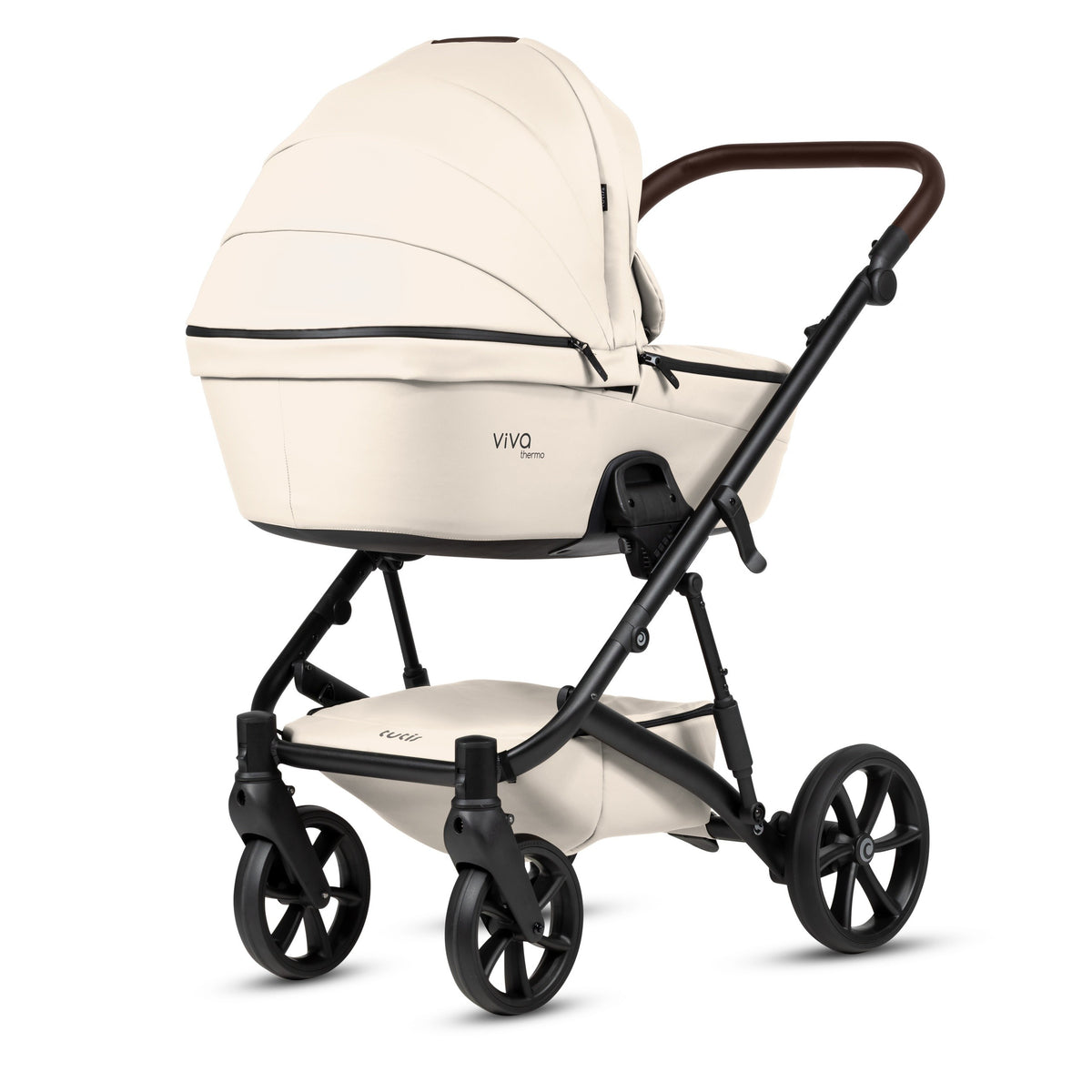 Cochecito 2 en 1 Viva 6+ Leather Vanilla Tutis – vista 4