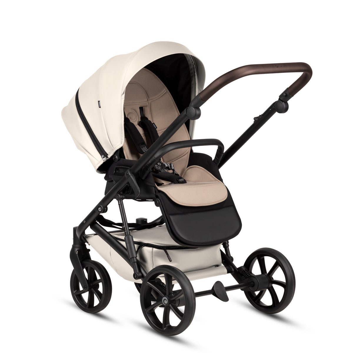 Cochecito 2 en 1 Viva 6+ Leather Vanilla Tutis – vista 6