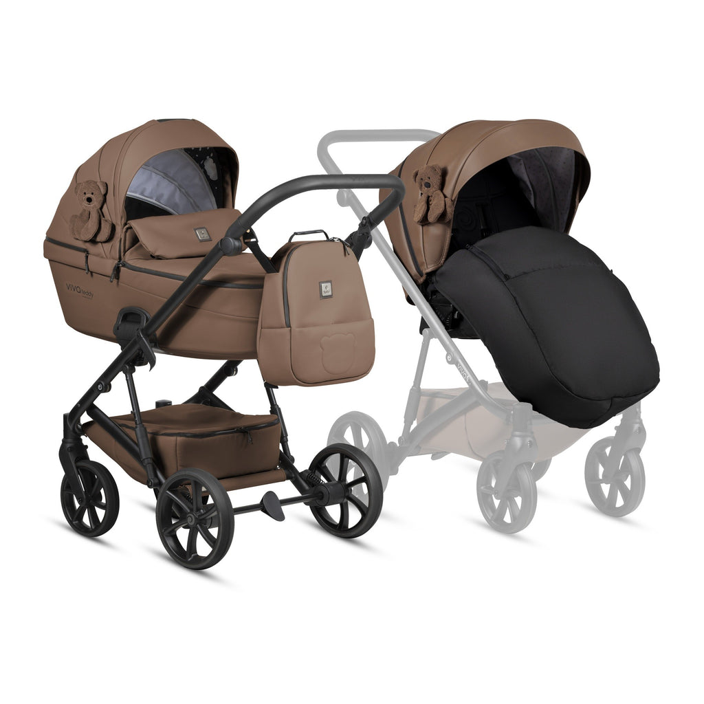 Poussette 2 en 1 Viva 6+ Teddy Limited Edition Biscuit Teddy Tutis – vue 2