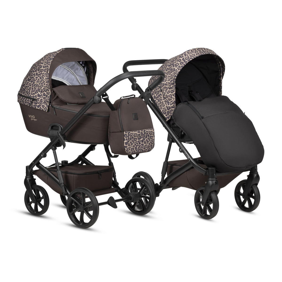 Poussette 2 en 1 Viva 6+ Wild Elegance Wild Moca Tutis