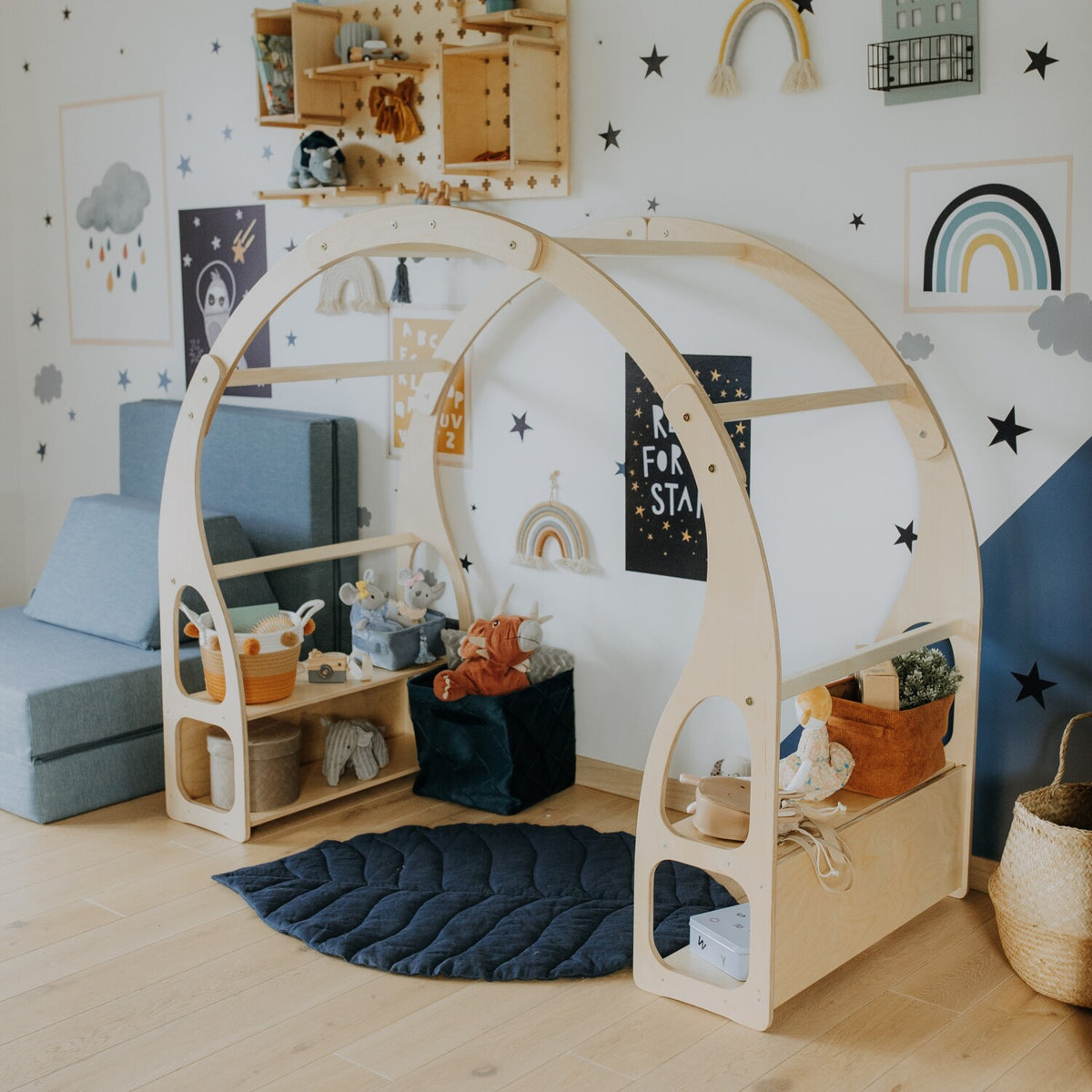 Spielregal Montessori House Bed – Ansicht 12