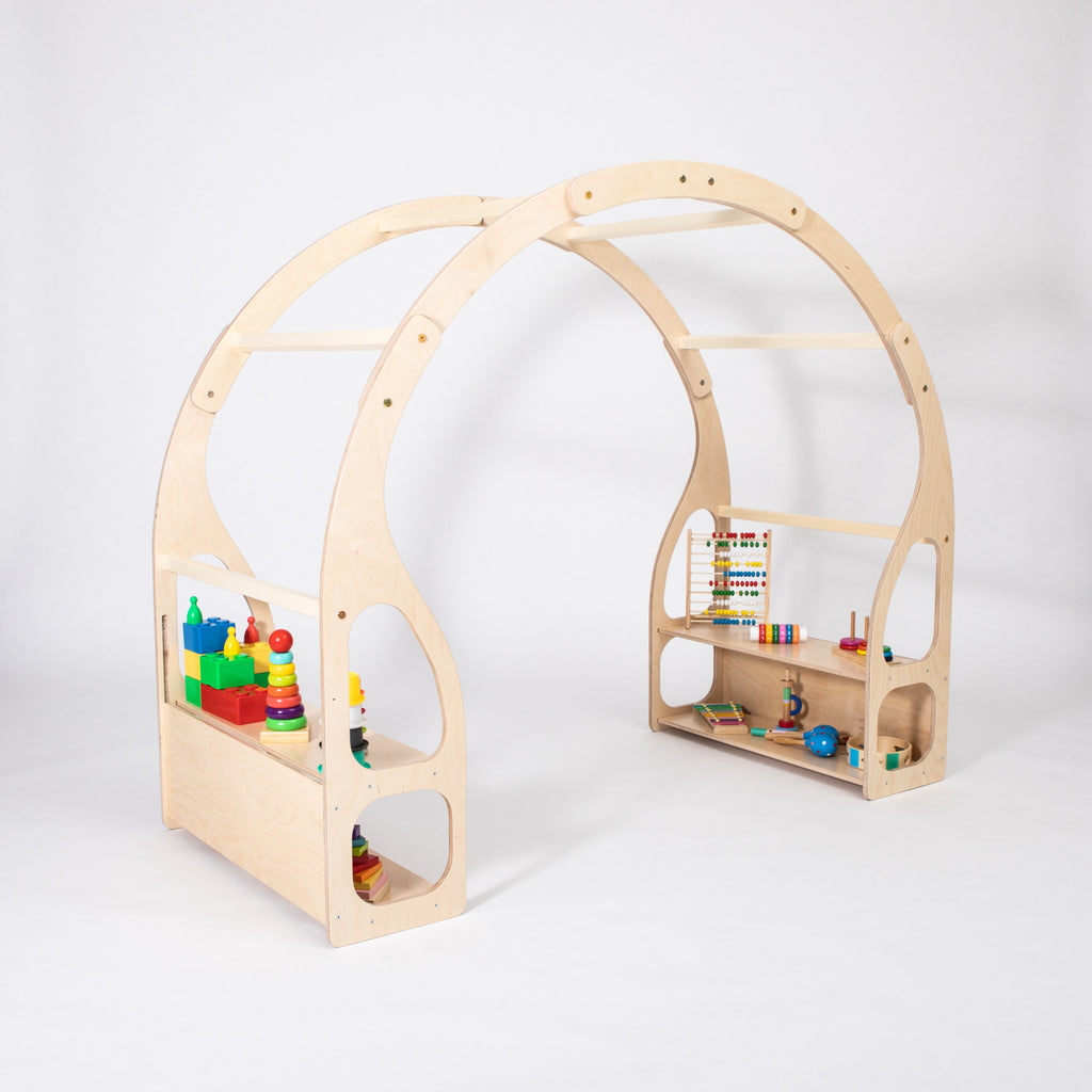 Spielregal Montessori House Bed – Ansicht 5