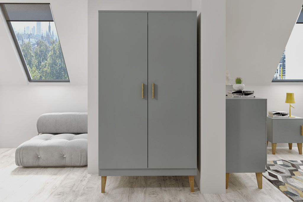 Armoire enfant Kubi grise Kocot Kids – vue 7
