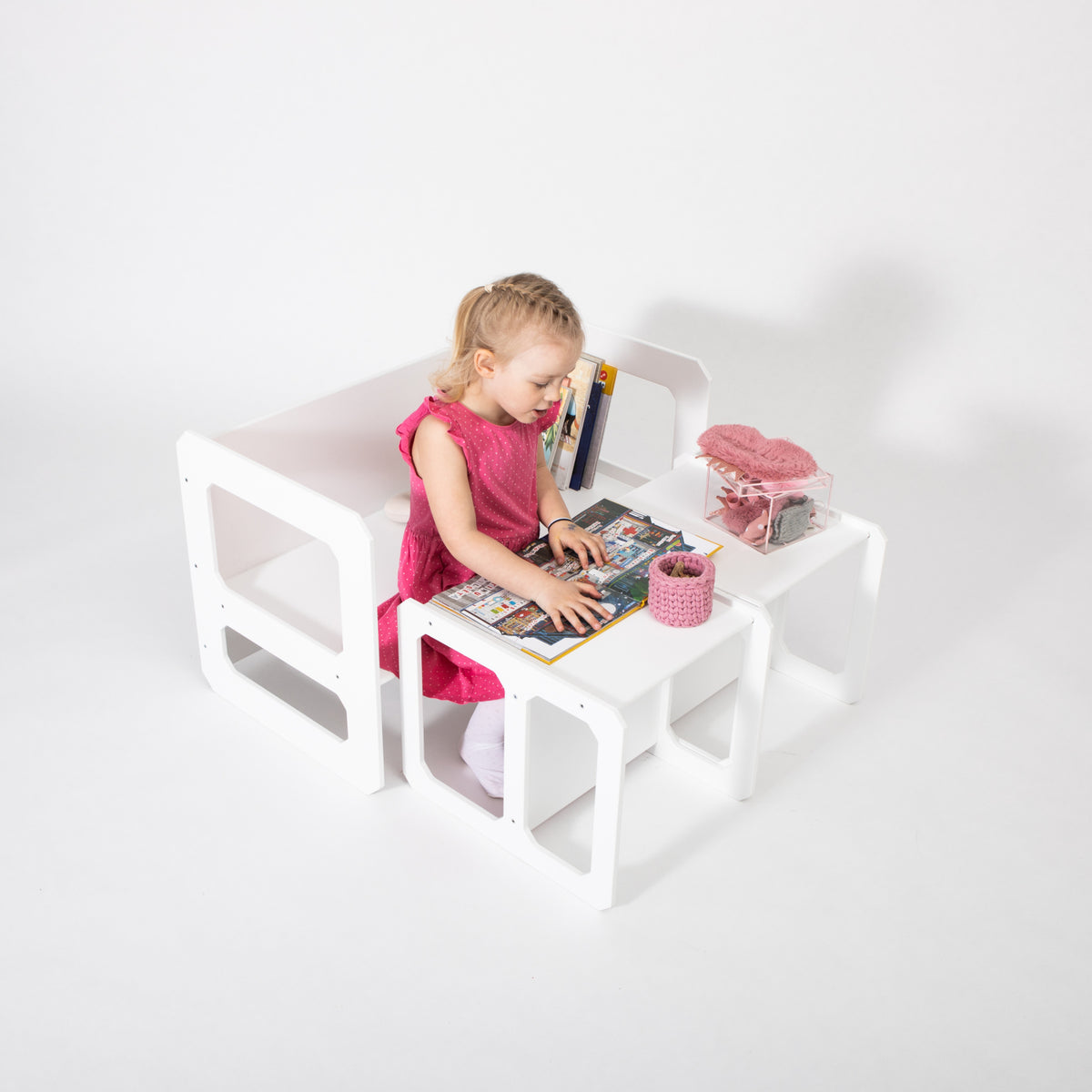 Stolik do jedzenia i 2 krzesełka Montessori House Bed – widok 5