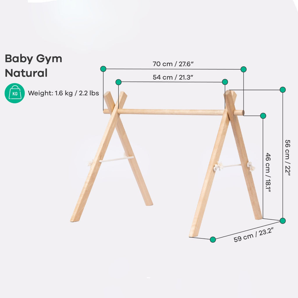 Arche d'éveil en bois pour bébé leg&go – vue 4