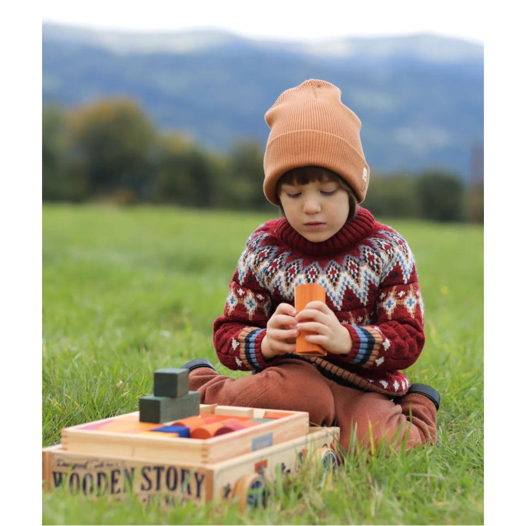 Chariot en bois pour enfant Wooden Story – vue 5