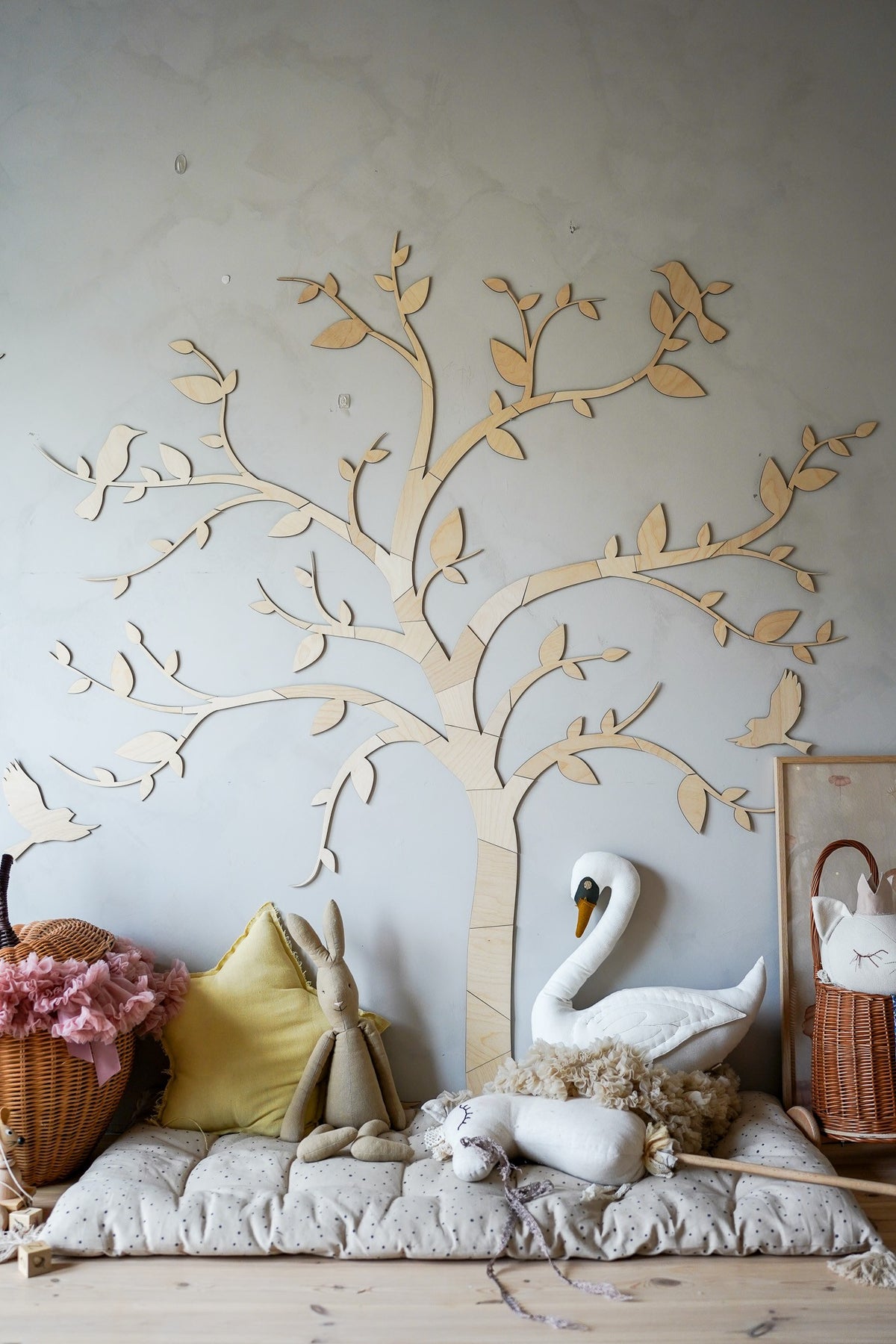 Wanddeko Baum mit Vögeln Cut It Now – Ansicht 5