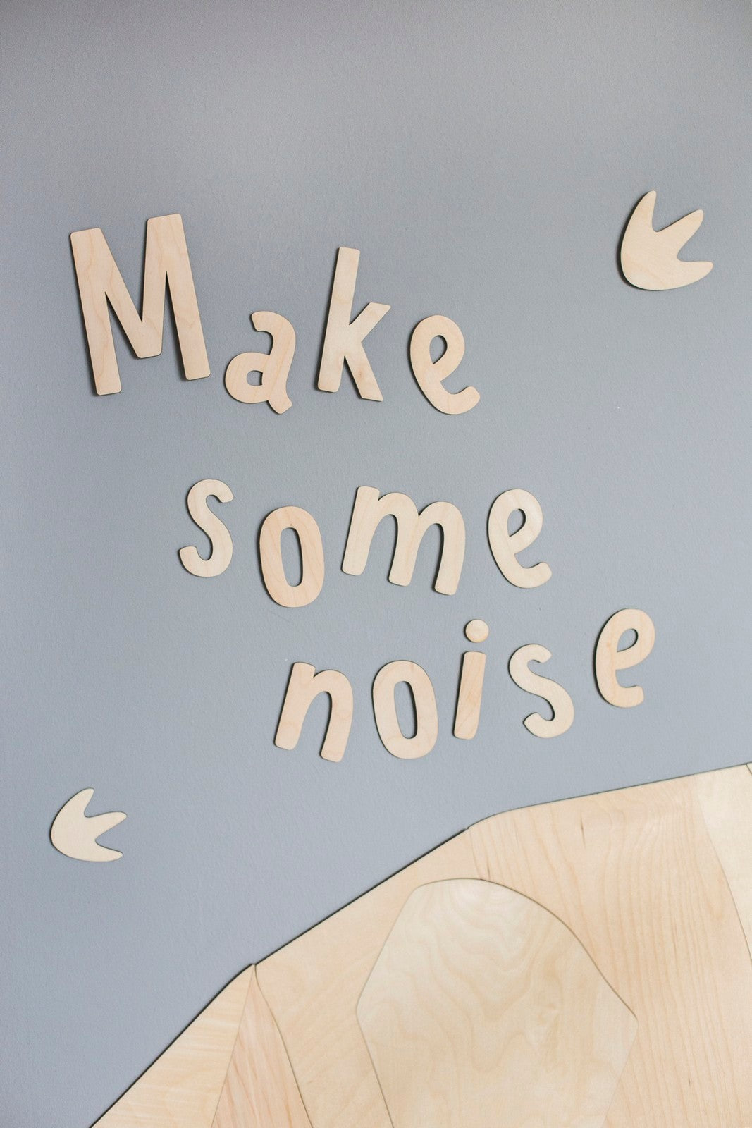 Scritta murale Make Some Noise ROARR Cut It Now