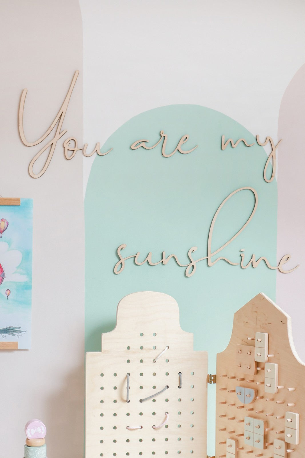 Wandschriftzug You Are My Sunshine Cut It Now